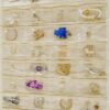 80-Pocket Metal-Hook Beige Hanging Jewellery Organiser