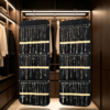 Black 2-Pack 48-Pocket Hook Double-Sided Organiser